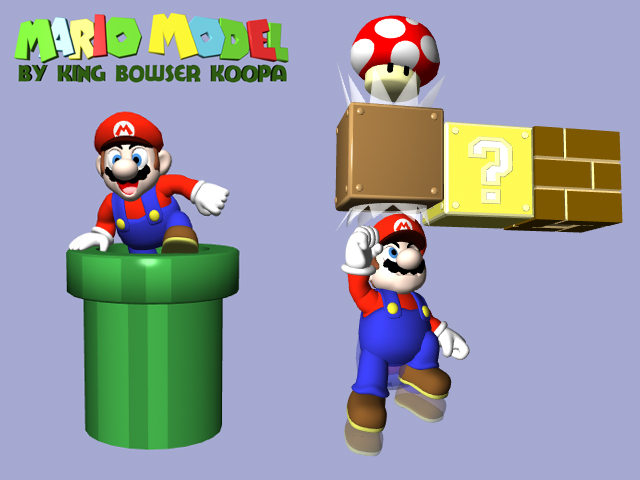 Mario Model Showcase 1 of 2 by King-Bowser-Koopa on DeviantArt