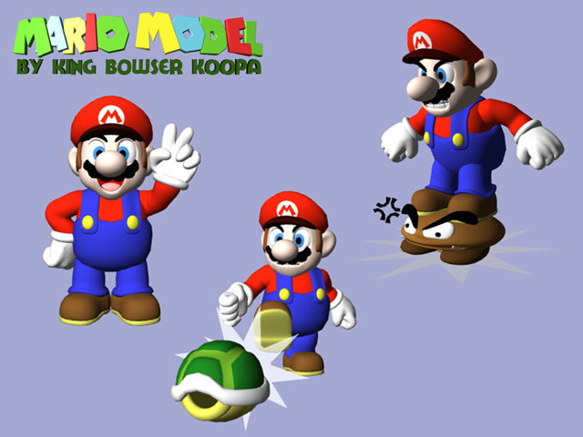 Mario Model Showcase 2 of 2 by King-Bowser-Koopa on DeviantArt