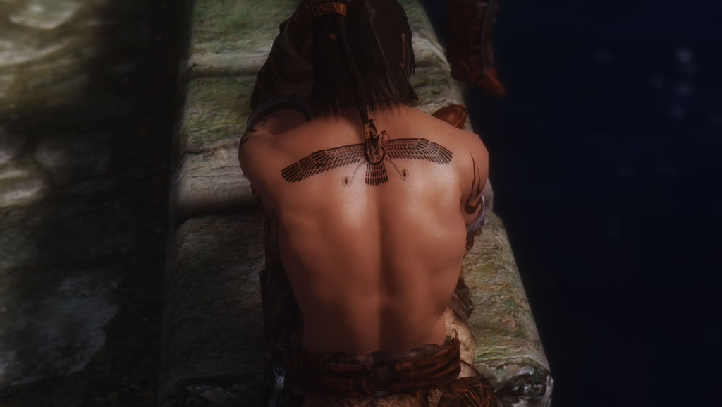 Farvahar tattoo for Skyrim