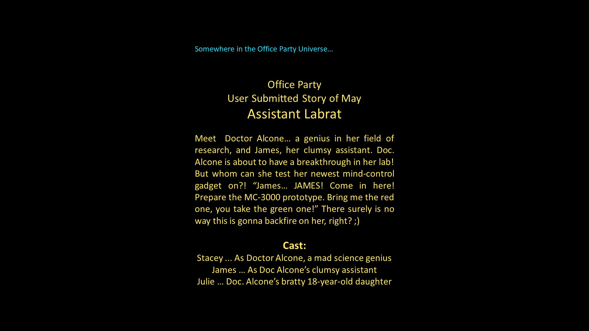 Assistant Lab Rat - Page 01 by Hexxet on DeviantArt