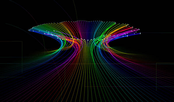 light Optic fiber Rainbow