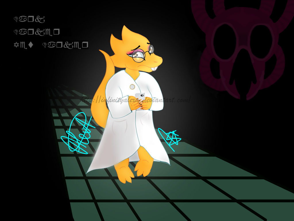Alphys by InfinityAlexa on DeviantArt