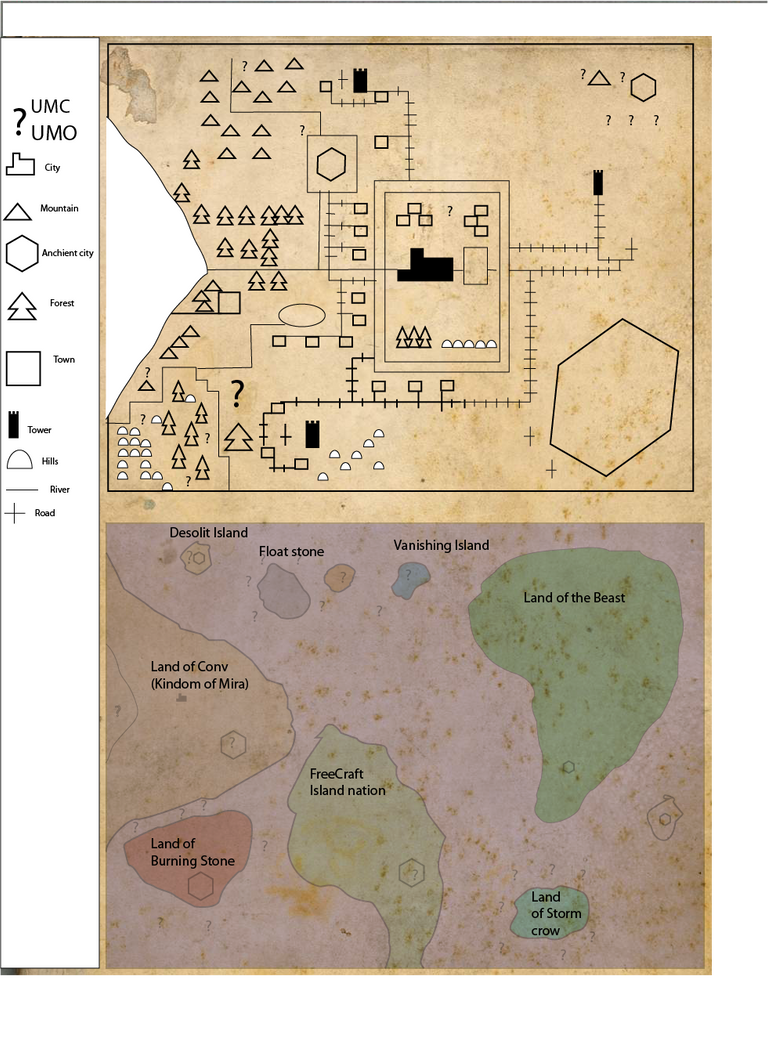 Map of a small portion of Magic world by PhantomParticle on DeviantArt