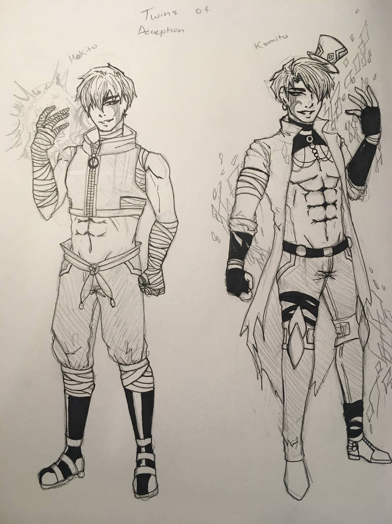 Doodles: OC twins by Stitches980 on DeviantArt