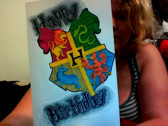 Harry Potter Birthday Card