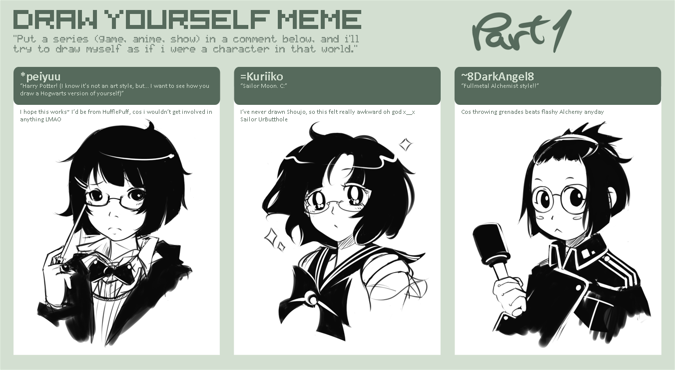  Draw Yourself MeMe  P 1 by hyunit on DeviantArt