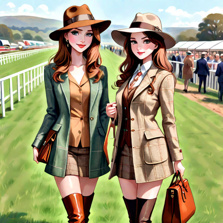Pretty Girl Races Posh Girls at the races by Lambs01 on DeviantArt