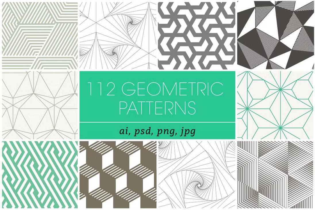 Geometric Patterns Bundle 1 by tonasiriror on DeviantArt