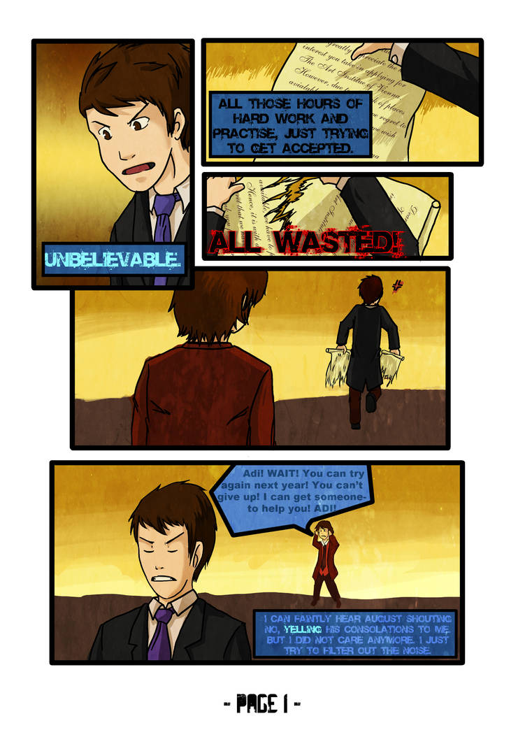 Coursework Comic Coursework comic-page 1 by WildCardF on DeviantArt