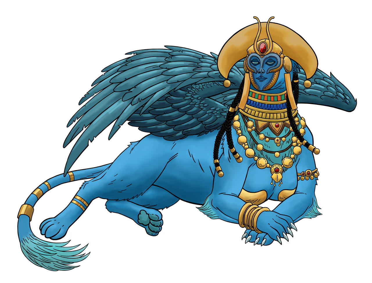 Spinx Deviantart Sphinx NPC design by GarmonboziaArt on DeviantArt