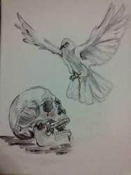 Skull and Dove