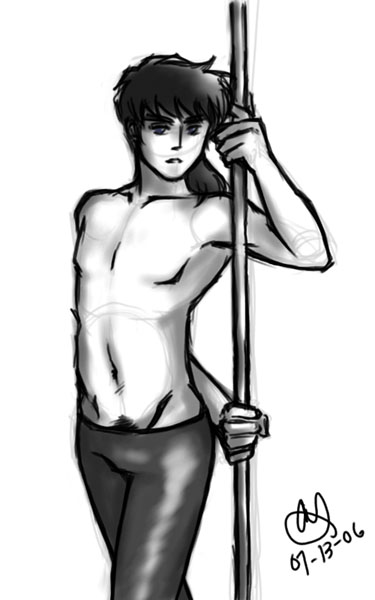 WARNING: Pole Dancing Ryo