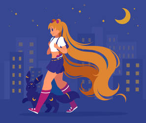 Usagi on her way to kick a$$