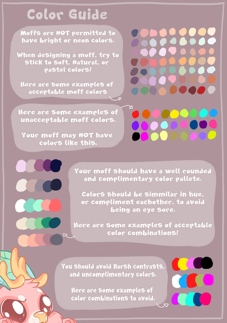 Moaf Color Moffs Species Guide 1 by BrambleBean on DeviantArt