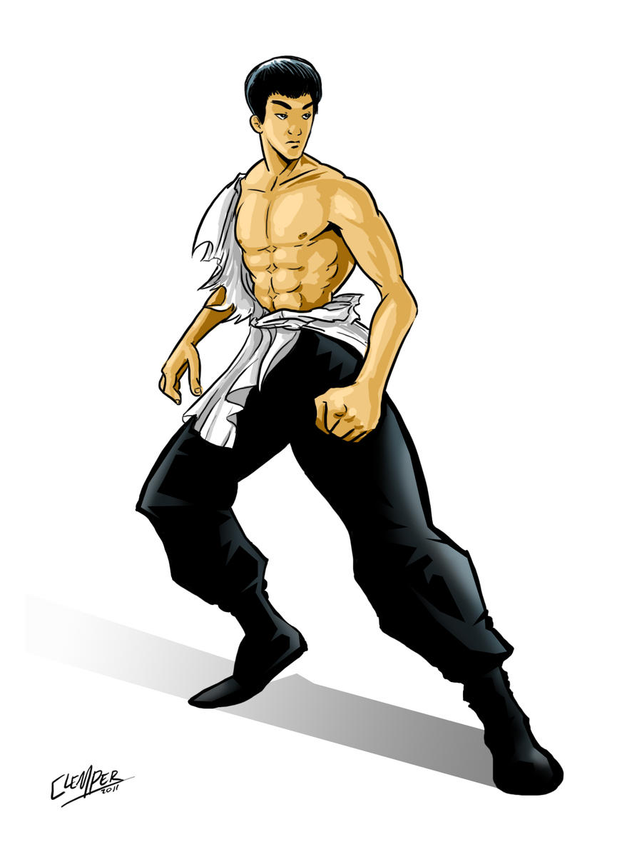 dedicated to bruce lee by clemper on DeviantArt