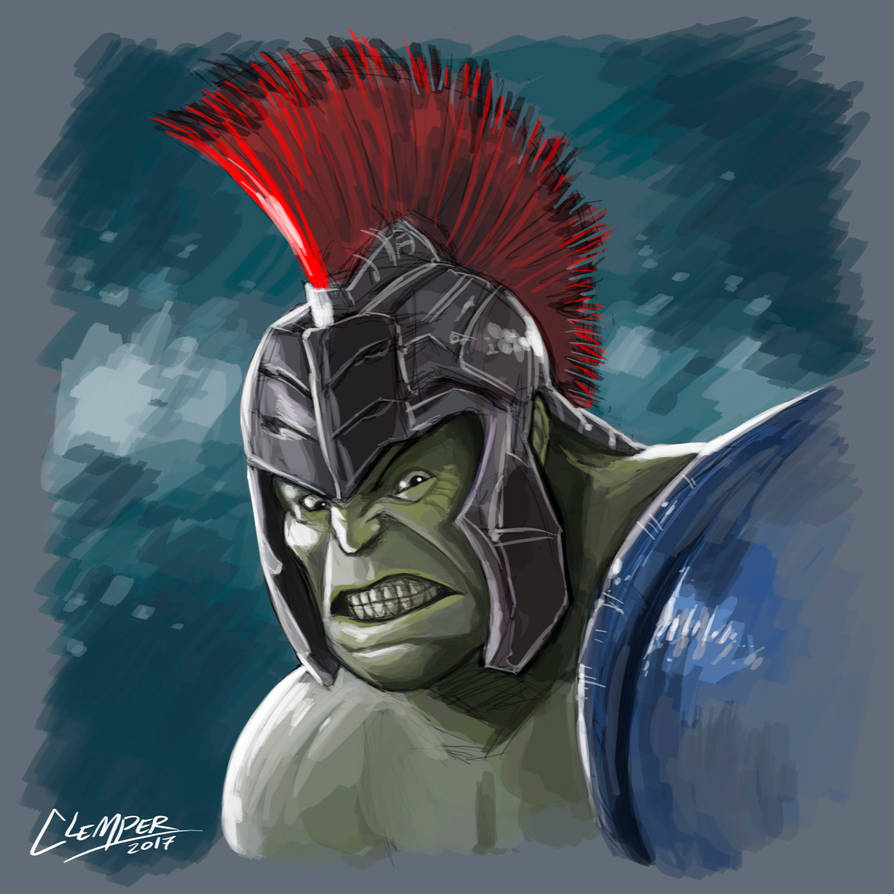 The Hulk from Thor Ragnarok (2017) by EmmaNettip on DeviantArt