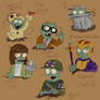 Buncha hearty cards+Fossilhead zombie