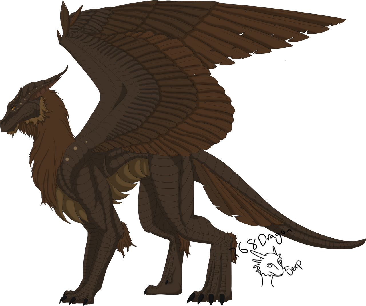 Maned Dragon Adoptable-Closed