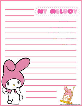 My Melody Stationery