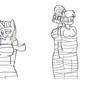 Anthro Mummification Sketches