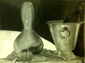 Charcoal Still Life 1