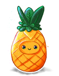 Cute Pineapple by Soph-art-lover