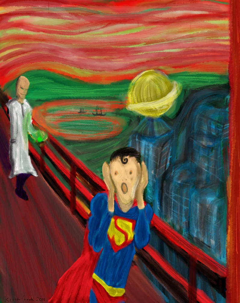 The Scream of Superman by batteryChicken on DeviantArt