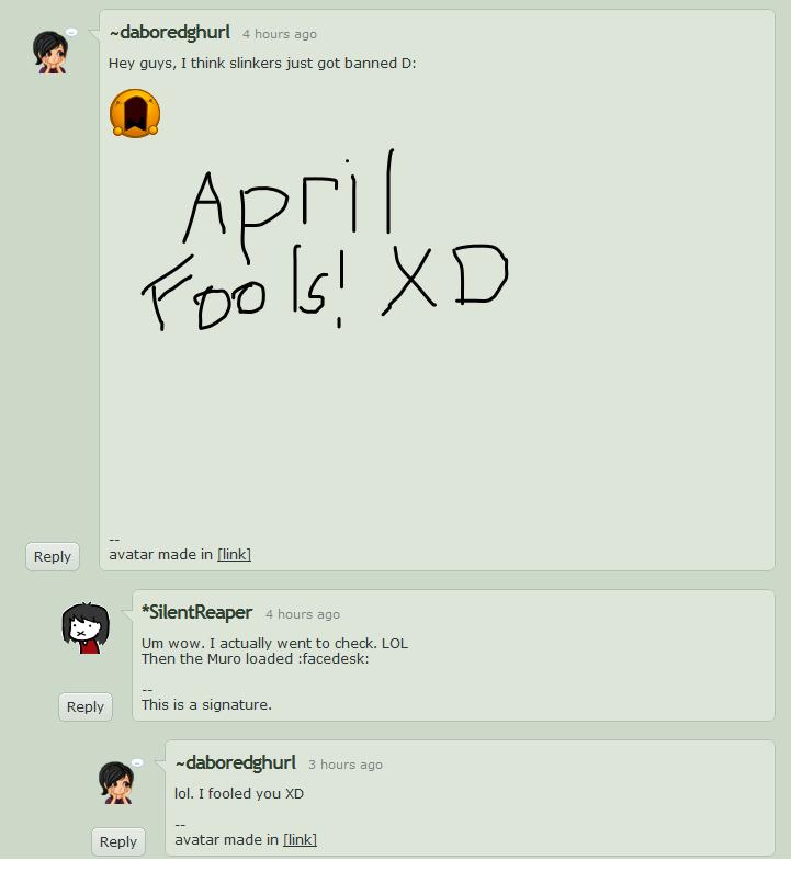 April Fools