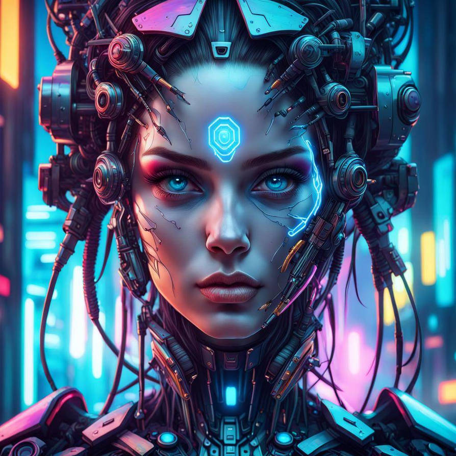 Cyber Goddess by KriosTitanarts on DeviantArt