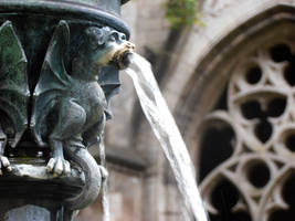 Fountain at Utrecht Cathedral