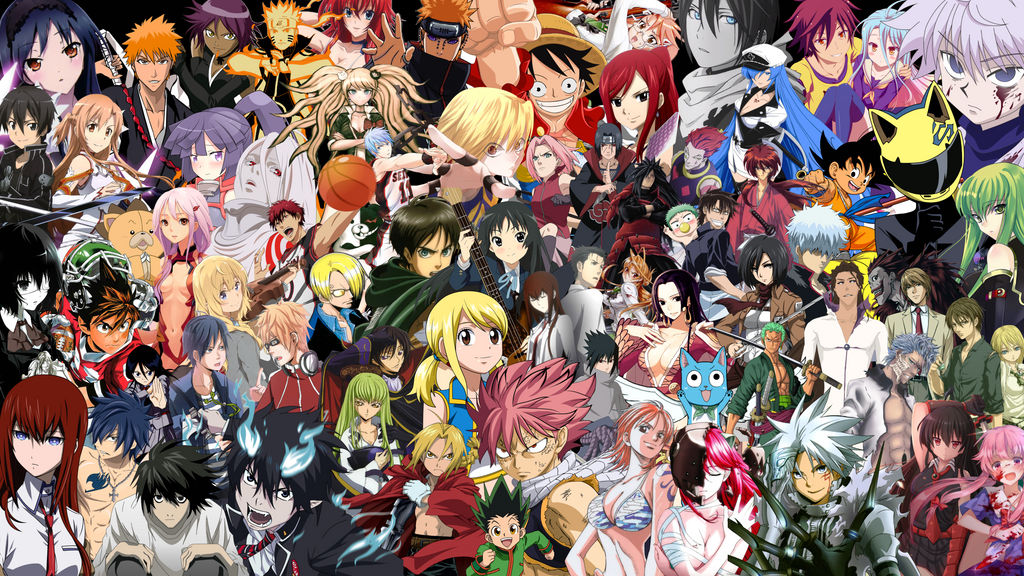 Anime Mash! by datlazunugget on DeviantArt
