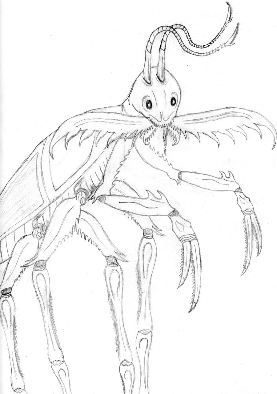 Bug humanoid by JohnWarrior90 on DeviantArt