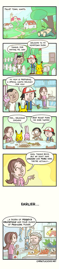 Dinner with Pokemon