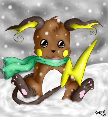 Snowy Days Raichu