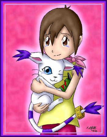 Hikari y Gatomon  Digimon adventure tri, Digimon adventure, Digimon  digital monsters