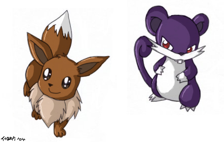 - Eevee and Ratatta -