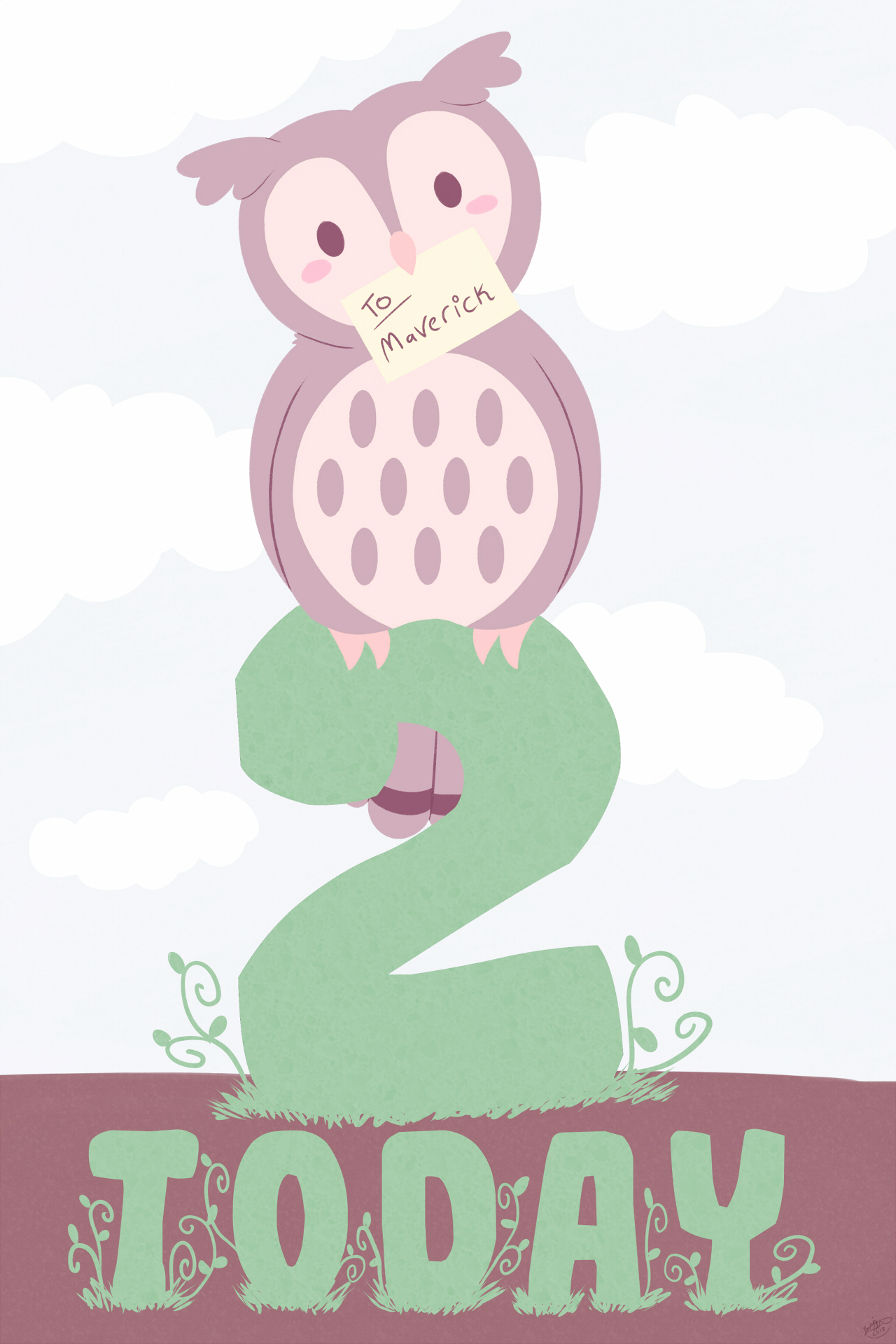 Birthday Owl by pdutogepi