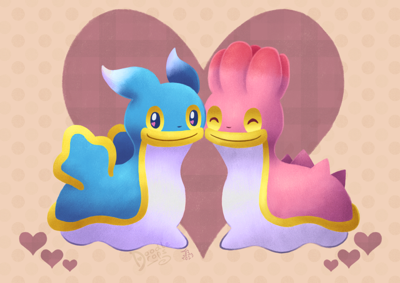 Shellos in Love by pdutogepi on DeviantArt