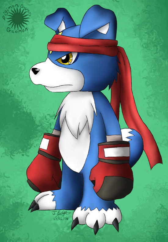 --Digimon Savers-- Gaomon by pdutogepi on DeviantArt