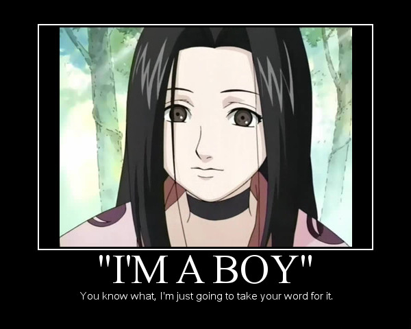 Demotivational- Haku's a Boy