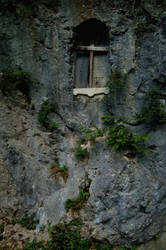 Cross In A Cliff