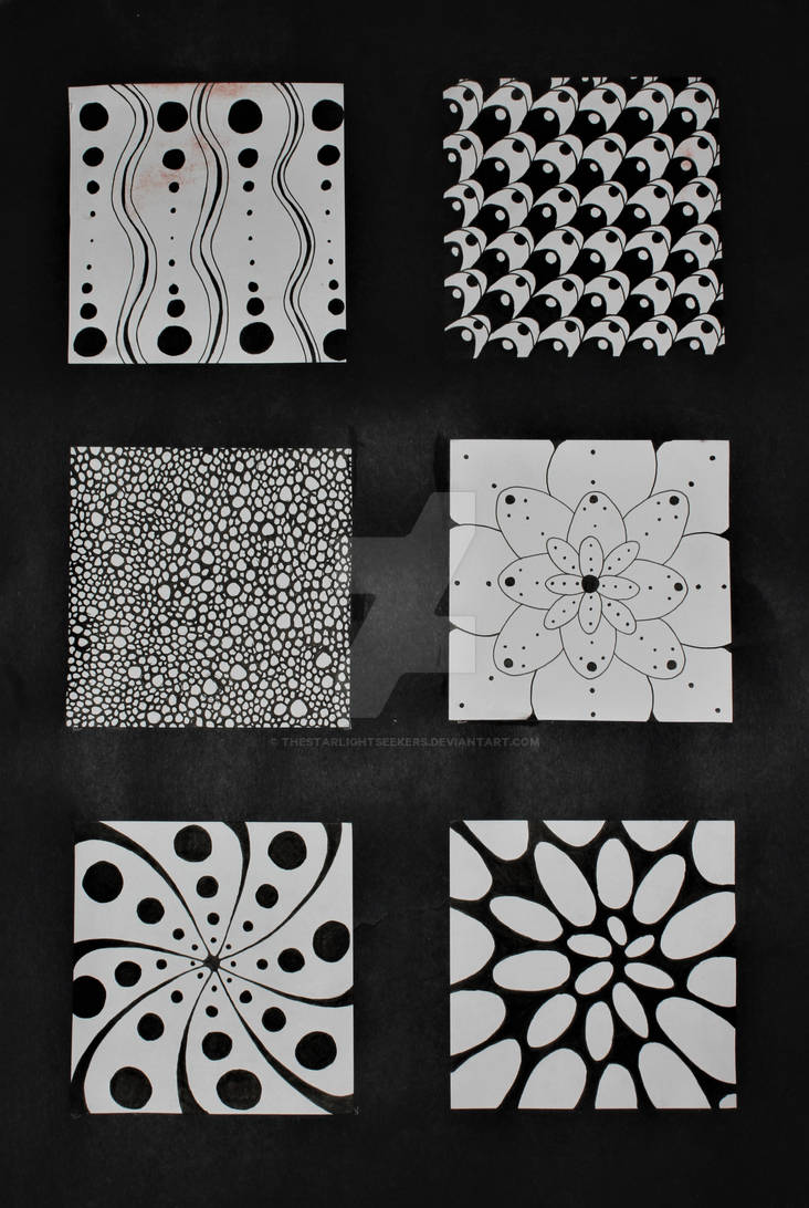 Pattern Study Art Practicing with patterns by TheStarlightSeekers on DeviantArt