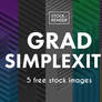 Grad Simplexity: 5 Free Stock Images