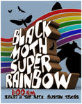 black moth super rainbow by mattmillsart