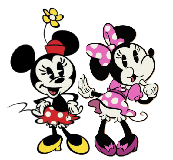 Minnie Mouse and Minnie Mouse by BabyLambCartoons on DeviantArt