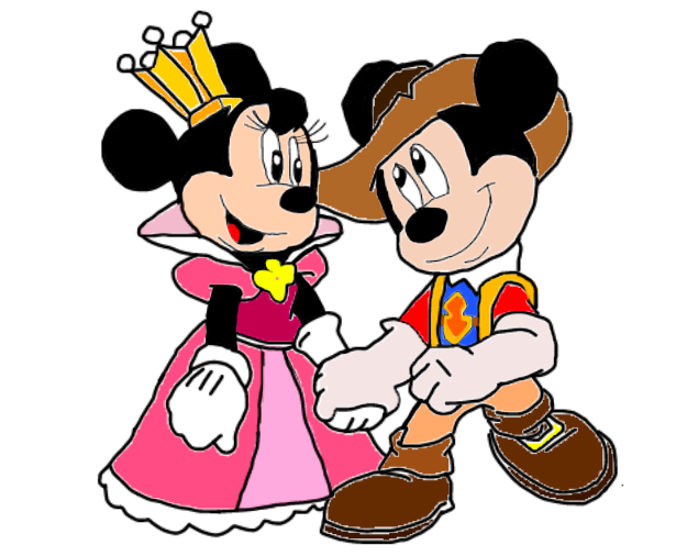 Musketeer Mickey and Princess Minnie