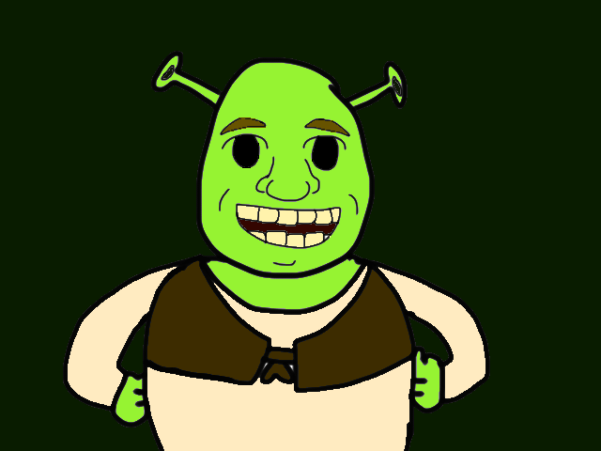 Pixilart - Shrek, for comp by Dead-art