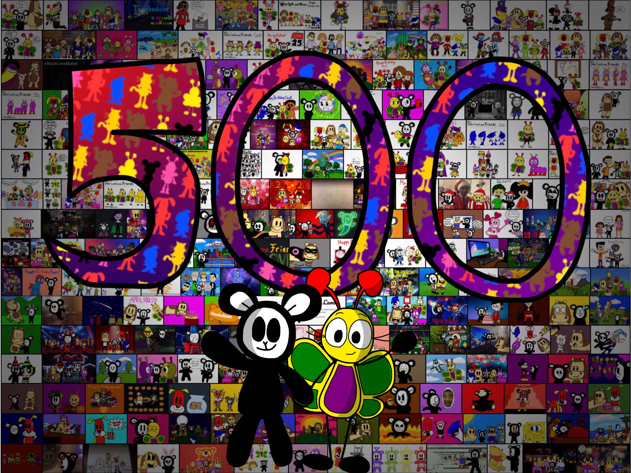 Number Block 500 Deviantart 500th DEVIATION!!! by BabyLambCartoons on DeviantArt