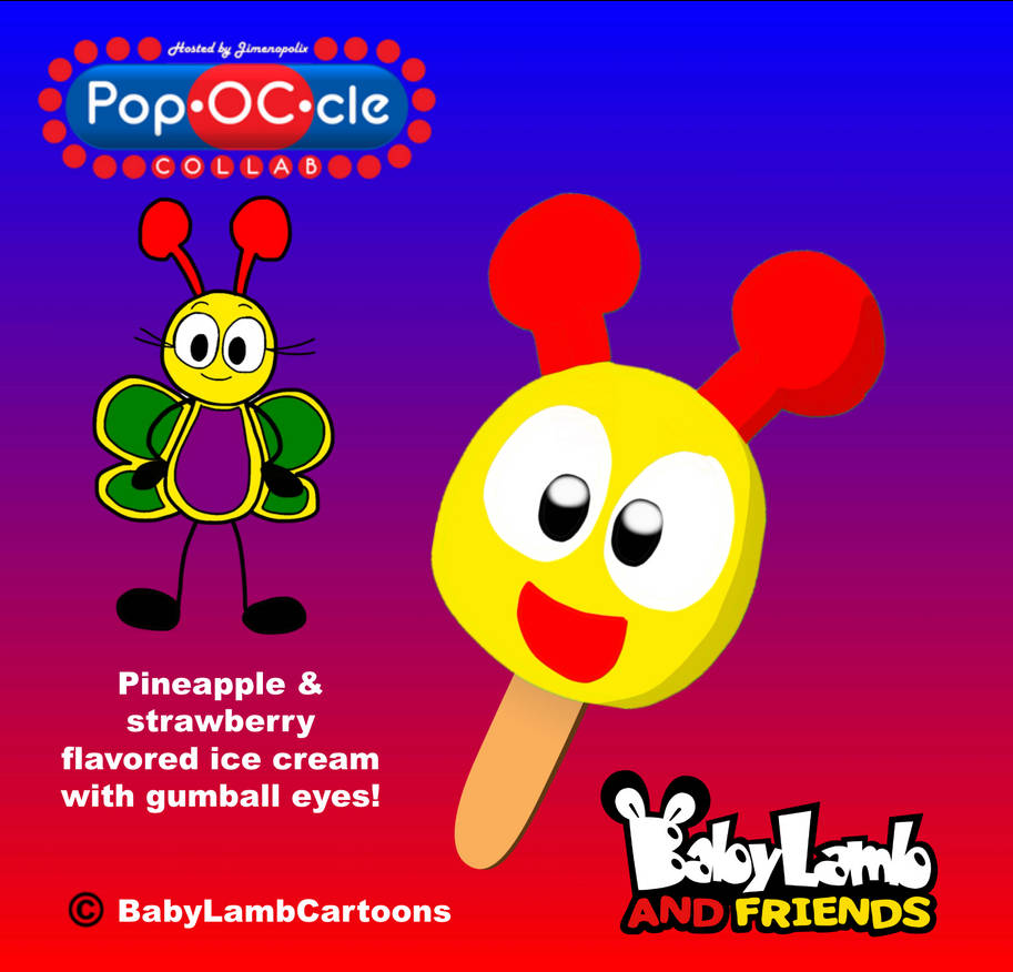 Popsicle Rabbids Belle Butterfly but as a Popsicle by BabyLambCartoons on DeviantArt