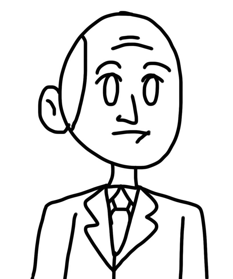 Random Bald Guy by BabyLambCartoons on DeviantArt